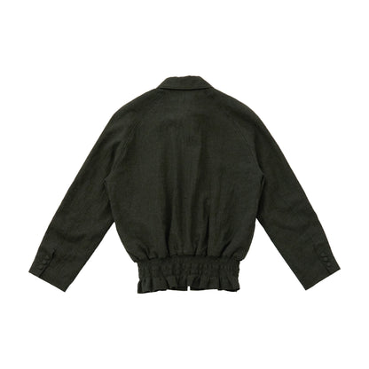 AKARI SHIRRING BLOUSON
