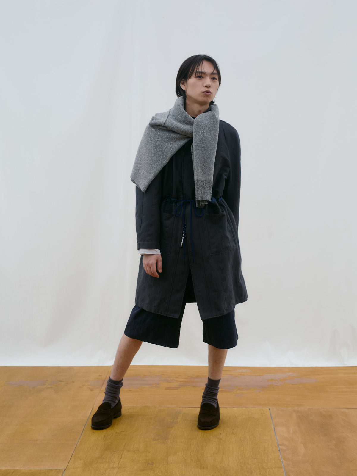 SHIBORI TWO TUCK SHORTS