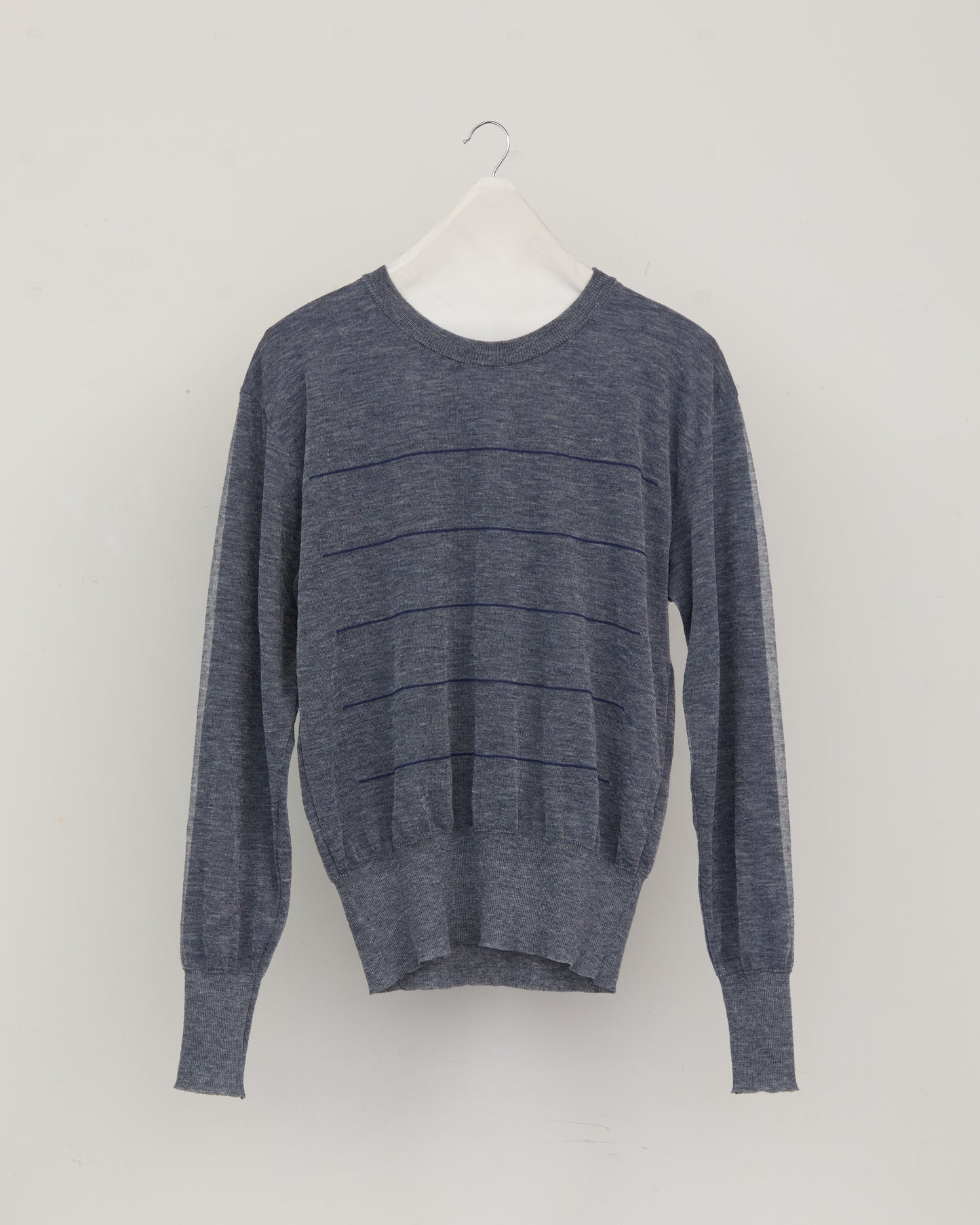 DOUBLE FACE LETTER KNIT PULLOVER