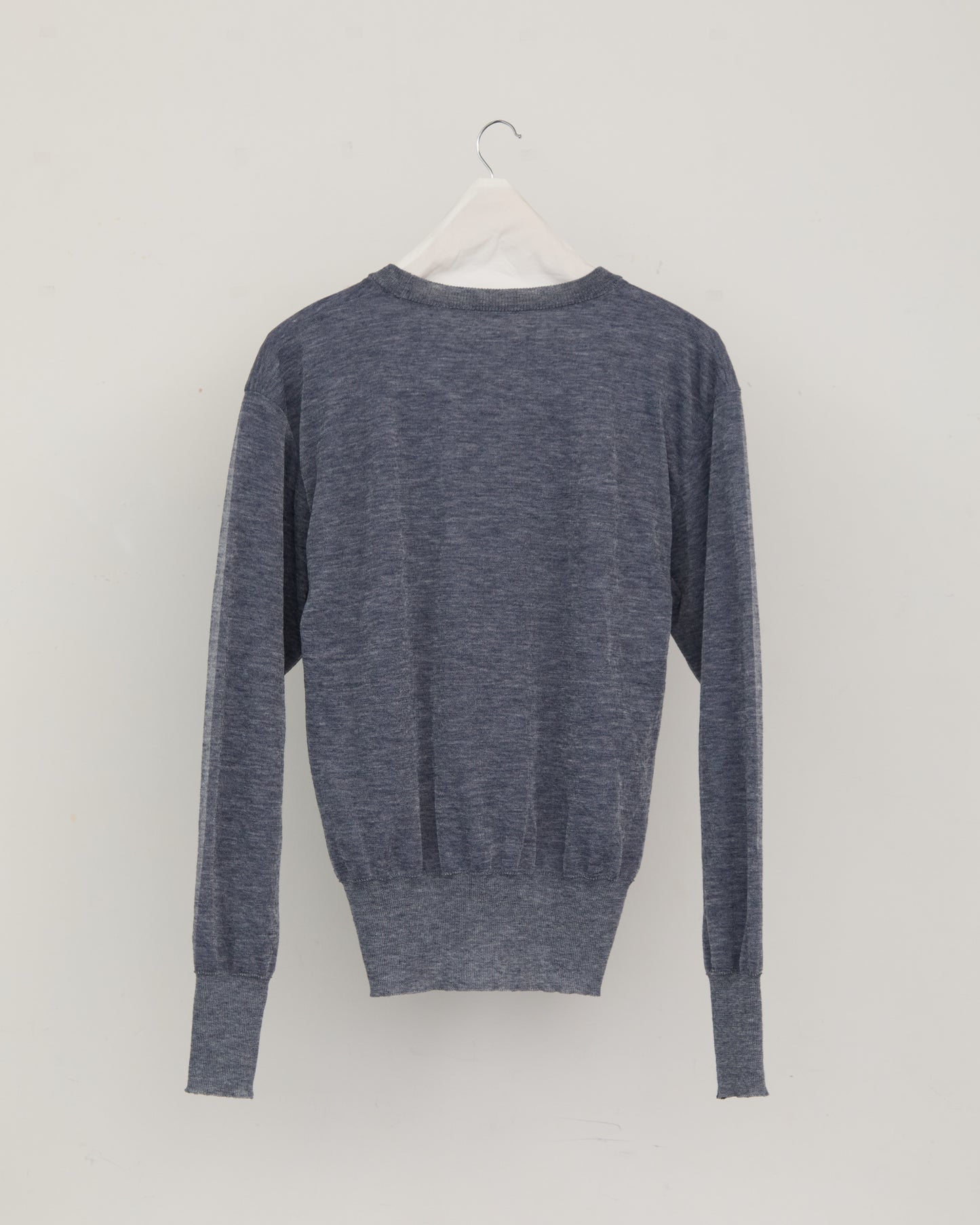 DOUBLE FACE LETTER KNIT PULLOVER