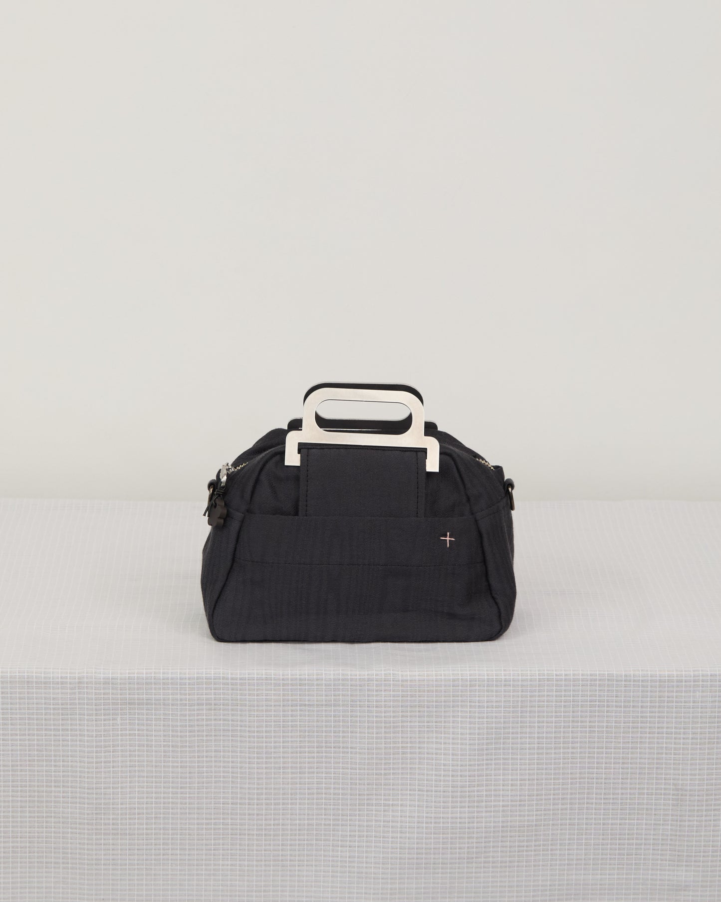 METAL HANDLE MINI BAG