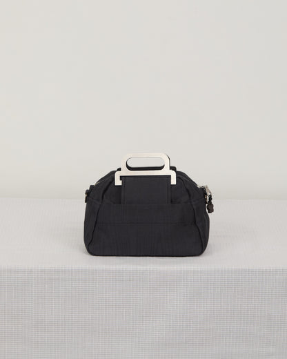 METAL HANDLE MINI BAG